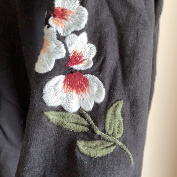 Torrid Black Embroidered Pullover - Picture 7 of 10